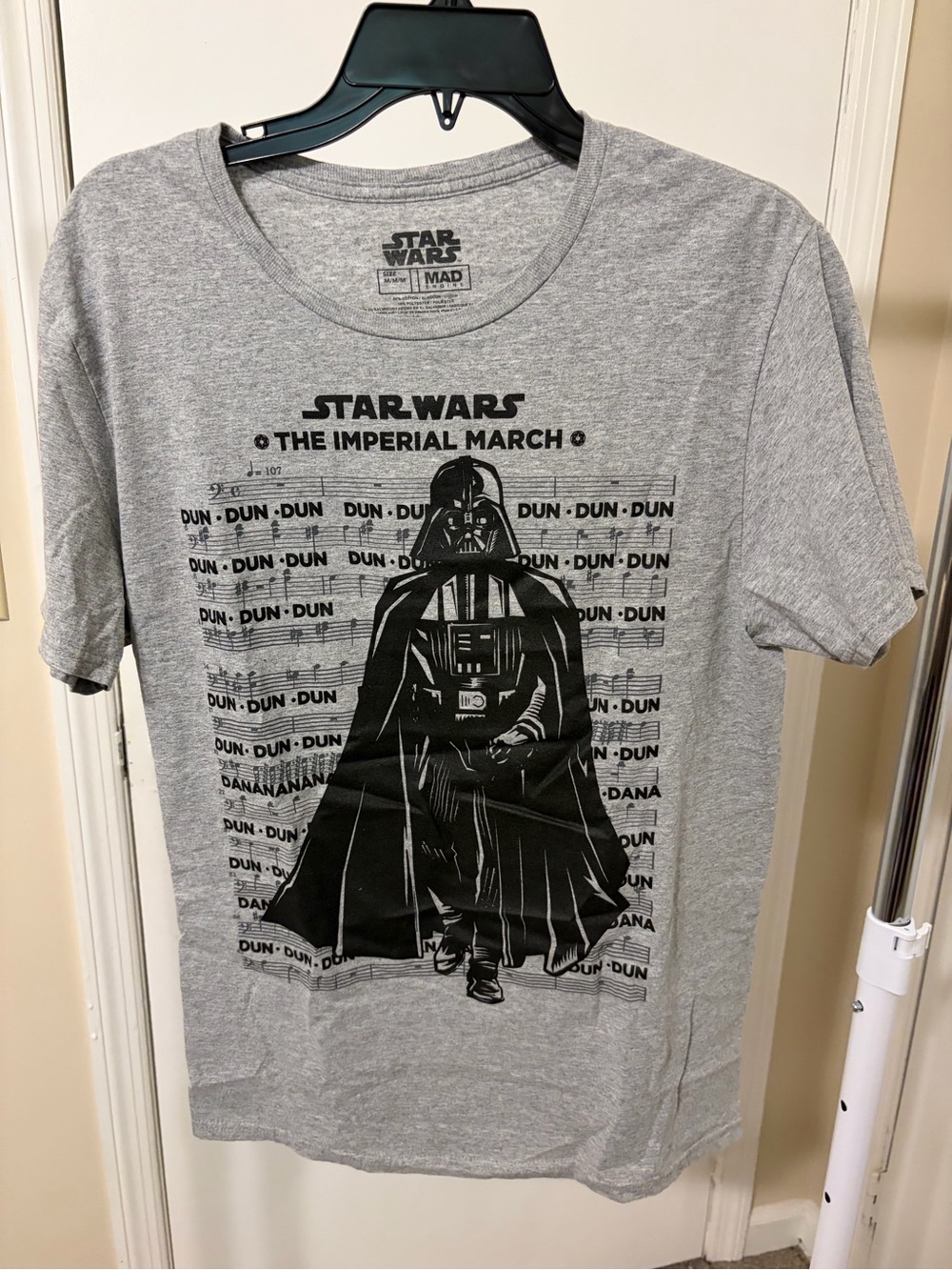 Darth Vader music t-shirt